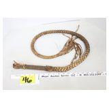 short leather whip