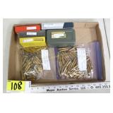 222 cal. 145 full rounds and 72 empty brass