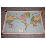 Vintage Cosmopolitan World Map