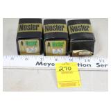 .22 Cal .224 Spitzer Nosler bullets 2 full, 1 part