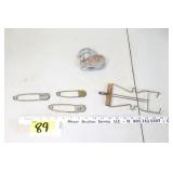 Laundry pins from Armors and jar removal tool.