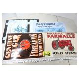 4 tin signs