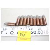 10 rds 38 Rimfire Antique Cartridges