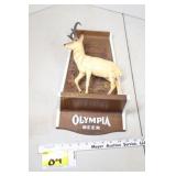 Olympia Beer Vintage antelope sign