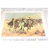 Remington "Dismounted-The 4th Troopers Moving"