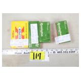 .357 Rem, .22 hornet &.338 Win Mag brass in box