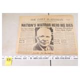 Huron Plainsman 3/28/69 Ikes Dies