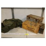 Military Duffel Bags and Ammo Boxes