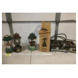 4 Lanterns and Camping Stove