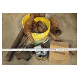 Metal Pipes, Brass Survey Cap, PostPounder stakes.