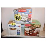 Crock pot, bakers set, storage containers NIB