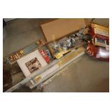 garage door parts, rafter air block, etc