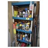 garage shelf & contents