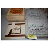 vintage Snack sets, salad set