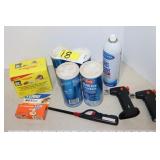 Rodent & insect items, lighters