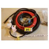 propane hose & 3 regulators