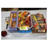 large assortment of auto & trailer lights