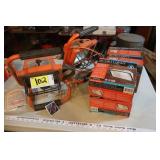 2 halogen work lights & 4 security lights