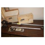 Cannon down riggers - 1 complete, 1 missing pole