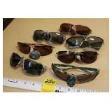 assortment of sunglasses 7ct