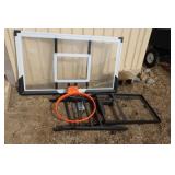 Basketball bang board & hoop