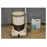 Kerosene heater with kerosene