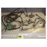 Acetylene torch, gauges & parts