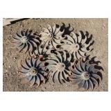 Dawn curved closing wheels - 8 used