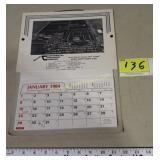 Bales Continental Huron, SD 1984 Calendar