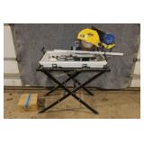QEP 24' Heavy Duty tile saw w/tiles