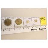 $20 Coin and California Gold Token Replicas