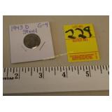 1943 D Steel Penny G-4