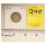 1914 Silver Liberty Head Quarter VG-8