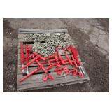 6 Chains & 6 Chain Binders, 4 load flags