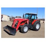 2013 Massey Ferguson 4610FWA Tractor w/cab, loader