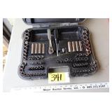 Socket set standard & metric 3/8 & 1/4" drive