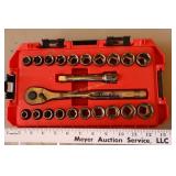 Craftsman 1/2" Drive standard & metric socket set