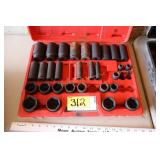 Impact sockets, standard 1/2" drive - not complete