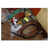 Hose, sprinklers, adapters, etc