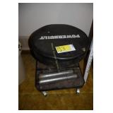 rolling shop stool