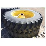 2- rims, tires & hubs 18.4-42