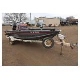 1990 Alumacraft Pahntom 17' Boat