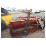 loader bucket with grapple