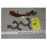 Set of Spurs & new straps