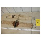 34 inch and 32 inch roper cinches