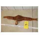 Back cinch - tooled leather, looks new