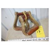 Raw Hide Stirrups