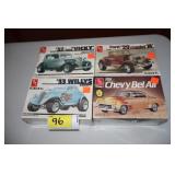 Hot Rod Muscle car model kits - all unopened