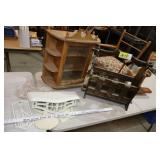 Magazine Rack, Cabinet, Small Chair