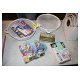 Strainers, handi-stitch & magnets